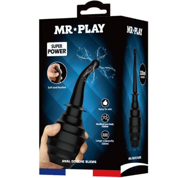 Clistere per il lavaggio anale BLKM6 SUPER POWER MR PLAY