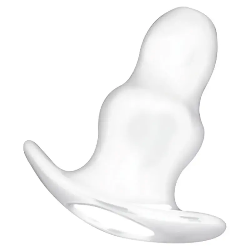 Dilatatore anale trasparente forato con doppio diametro ADDICTED TOYS