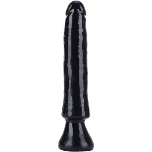 Dildo nero in TPE con ventosa 15,2 cm GET REAL