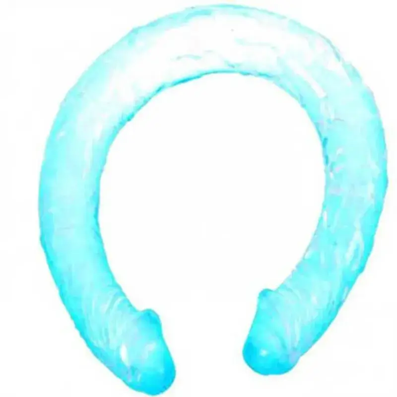 Doppio dildo azzurro da 44,5 cm Ø 3,5 cm BAILE