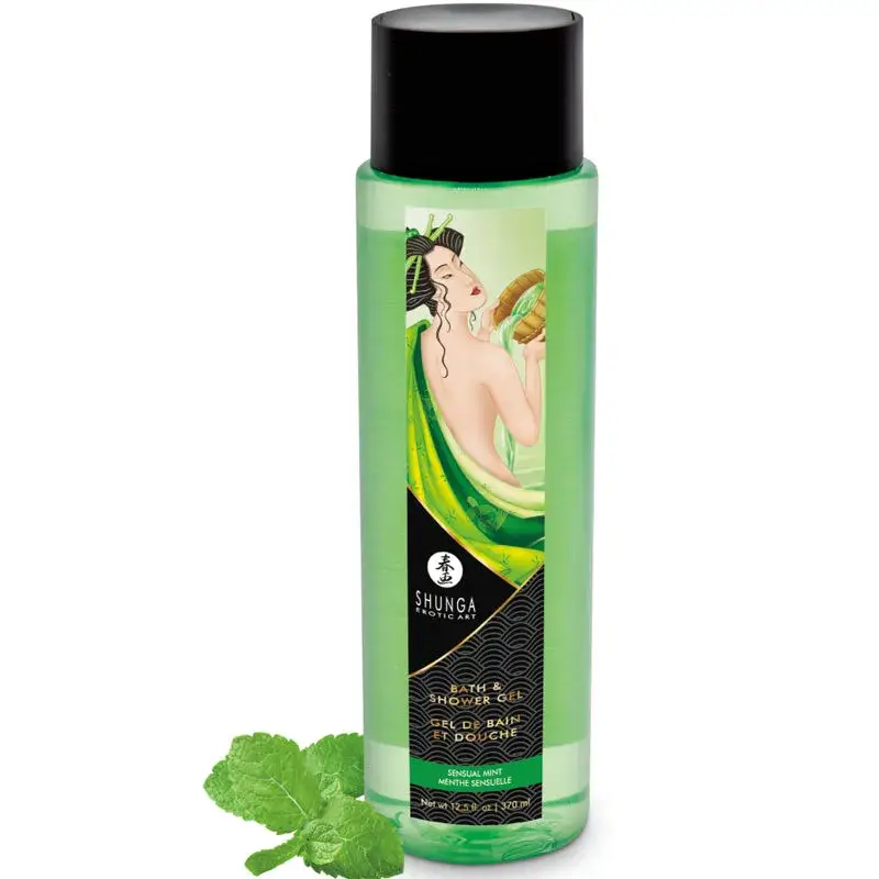 Gel bagno doccia alla menta da 370 ml SHUNGA
