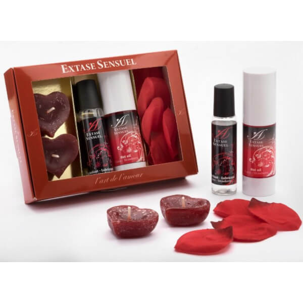 Kit erotico da massaggio EXTASE SENSUEL