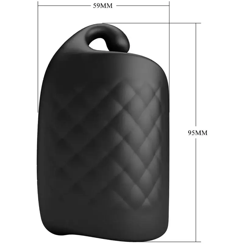 Masturbatore manuale vibrante con stuzzica glande PRETTY LOVE