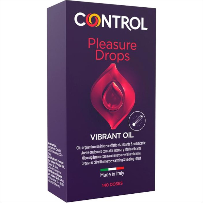 Olio vibrante PLEASURE DROPS – CONTROL
