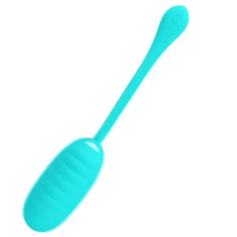 Ovetto vibrante ricaricabile in silicone azzurro ‘KIRK’ PRETTY LOVE