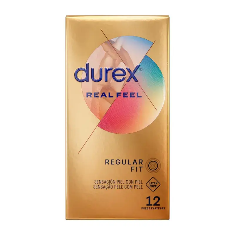 Preservativi senza lattice REAL FEEL DUREX 12 profilattici