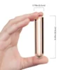 Vibratore bullet ricaricabile dorato 8,8 x 2 cm ‘Bullet Vibe’ ARMONY