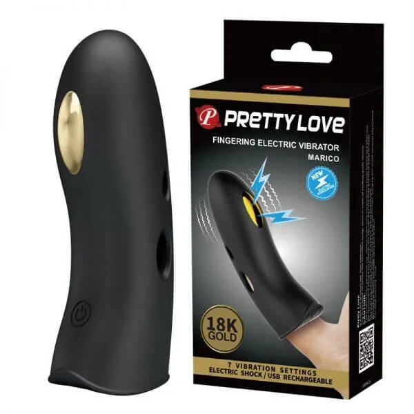 Vibratore da dito con Elettrostimolazione MARICO PRETTY LOVE