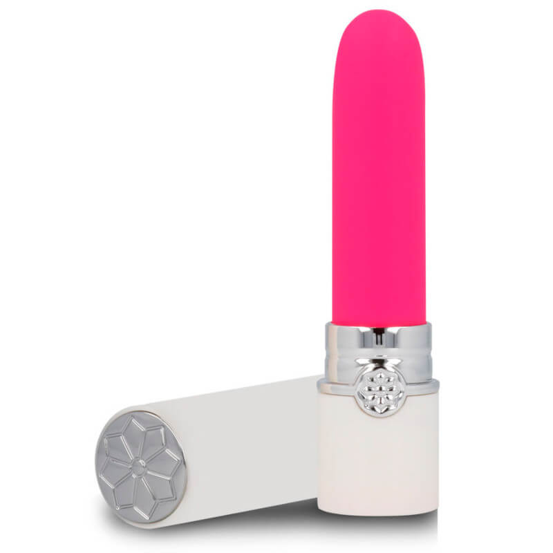 Vibratore a forma di rossetto Rosa CLEO – LIPS STYLE