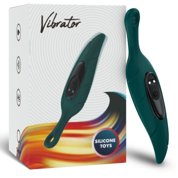 Vibratore stimolatore a foglia verde ARMONY