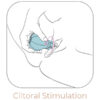 Vibratore per la stimolazione del clitoride con 5 testine intercambiabili ADRIEN LASTIC