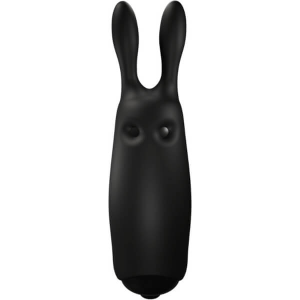 Vibratore tascabile coniglietto nero 8,5 cm ADRIEN LASTIC