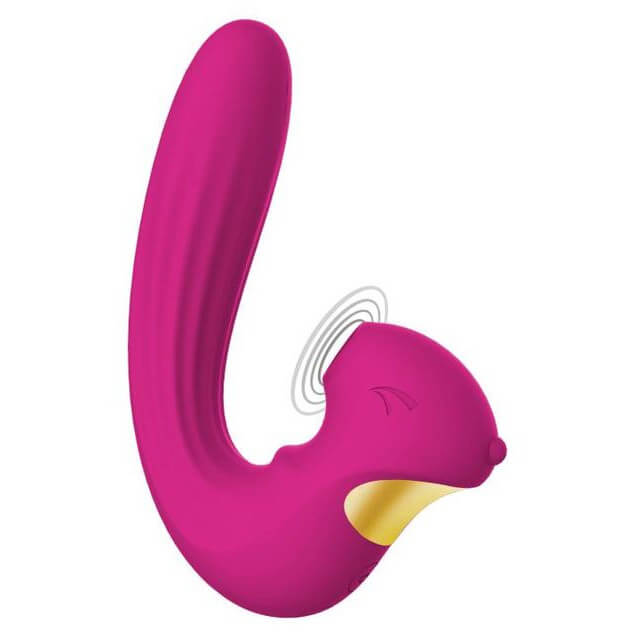 Vibratore vaginale con succhia clitoride ‘Celestial Love Vibe Stimulator’ XOCOON