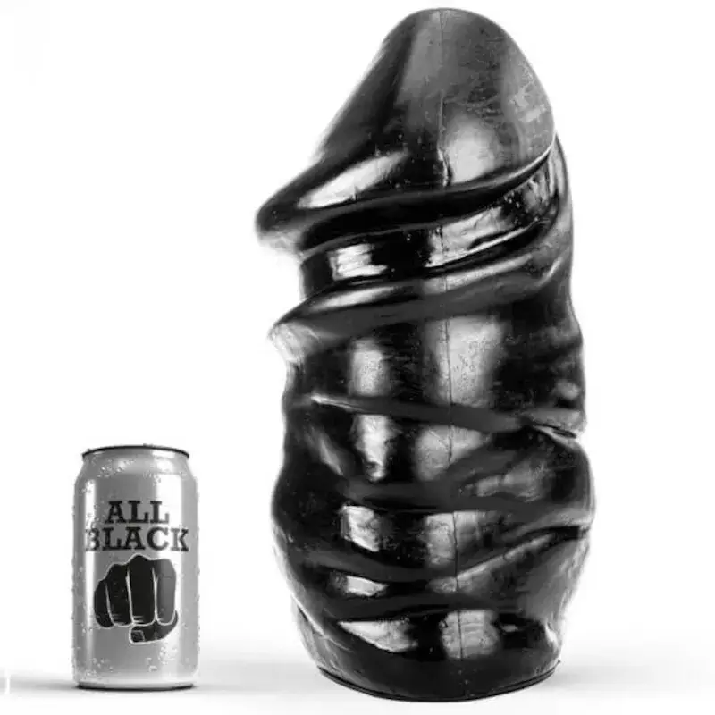 Dildo gigante 32×17 Colore nero ALL BLACK