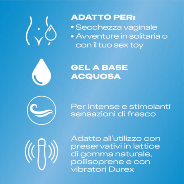 Gel lubrificante all’acqua DUREX FRESH 50 ml