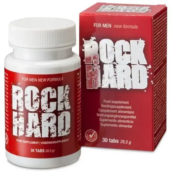 Integratore sessuale naturale uomo ROCK HARD COBECO (30 compresse)