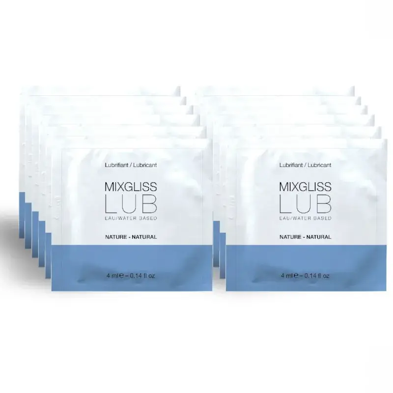 12 Bustine monodose di lubrificante a base d’acqua MIXGLISS