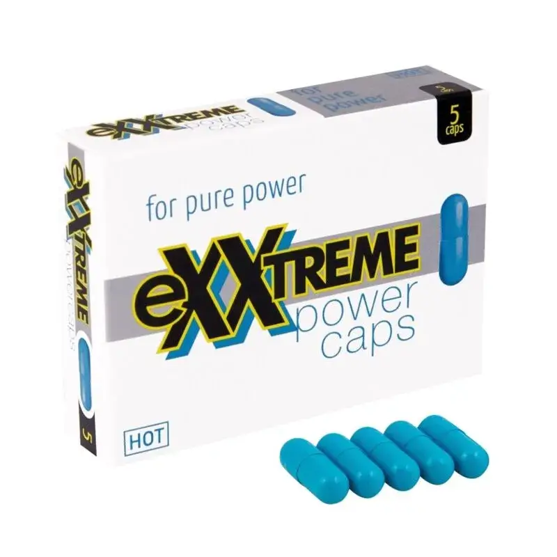 5 Pillole stimolanti per Lui ‘eXXtreme power caps’ HOT