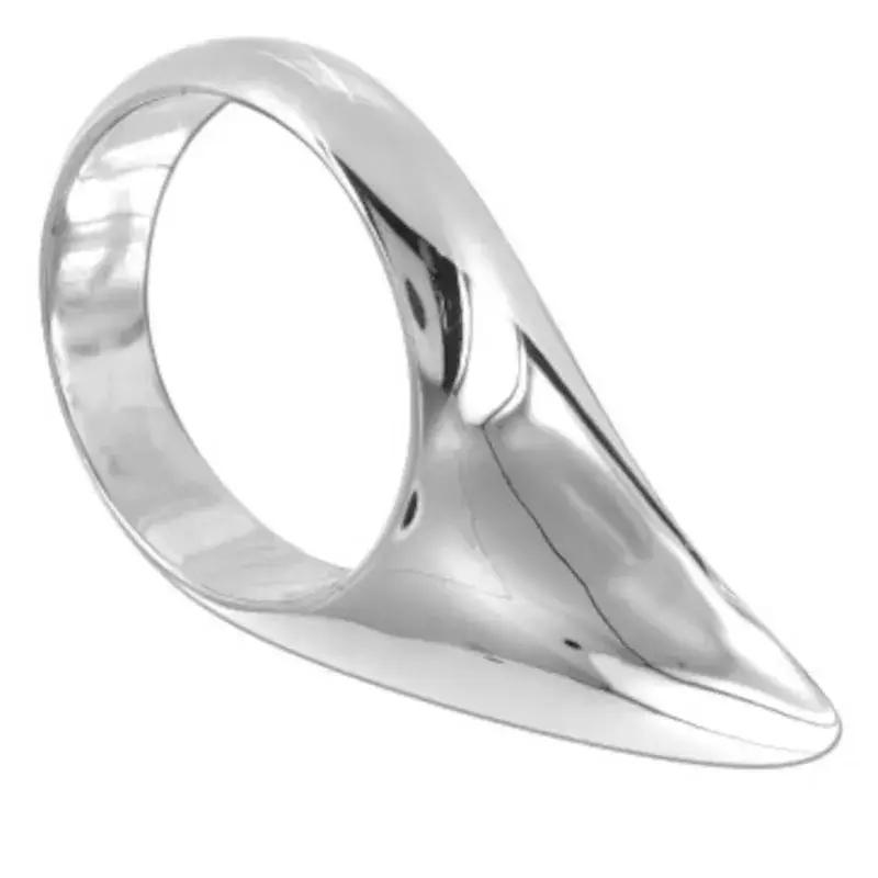 Anello a goccia per il pene in acciaio Ø 45 mm METAL HARD