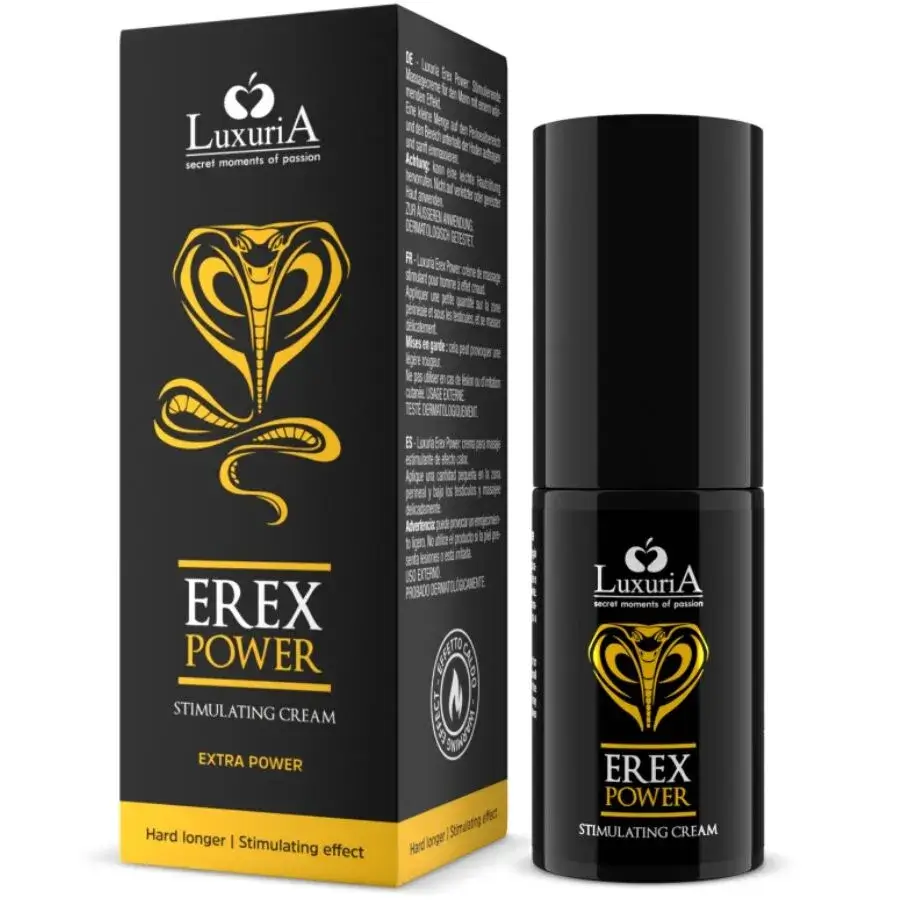 Crema per erezione immediata EREX POWER LUXURIA 30 ml