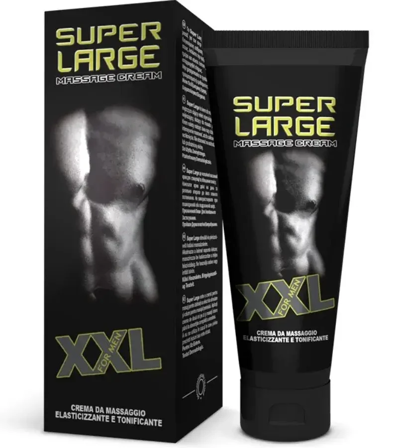 Crema da massaggio elasticizzante e tonificante per il pene 75 ml ‘SUPER LARGE’ INTIMATELINE