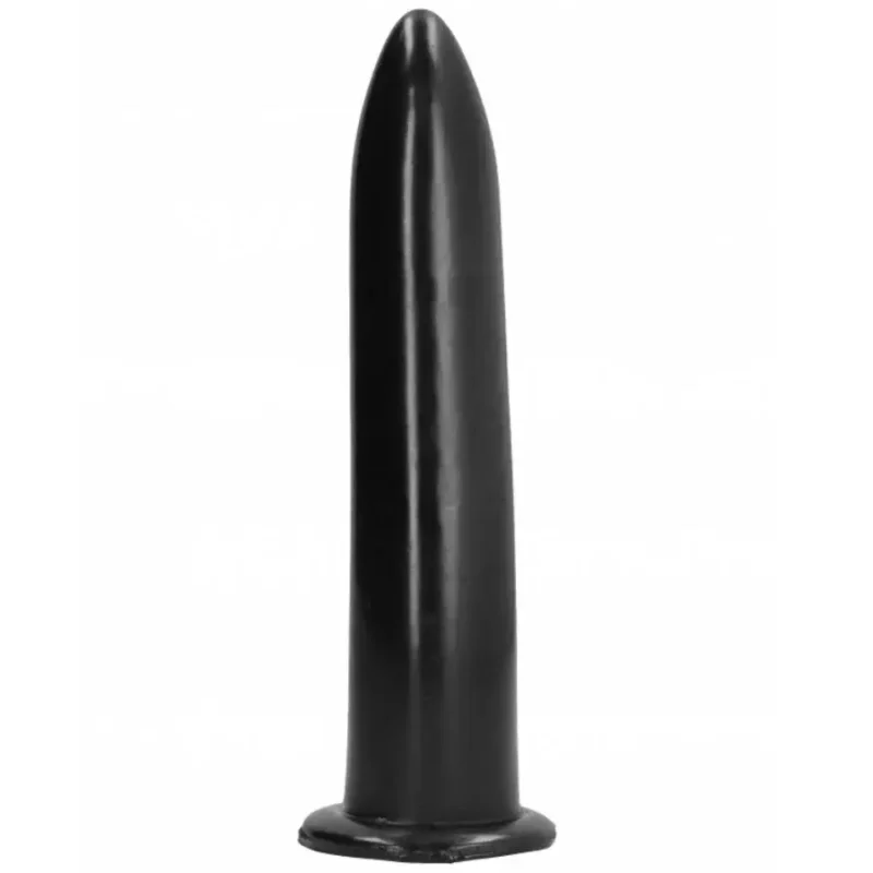 Dildo nero ALL BLACK dilatatore anale e vaginale 20 cm