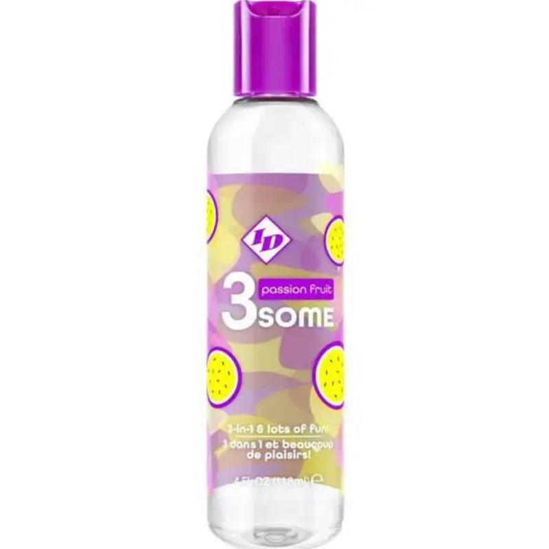 Lubrificante commestibile al gusto di frutto della passione da 4 FL OZ ID 3SOME