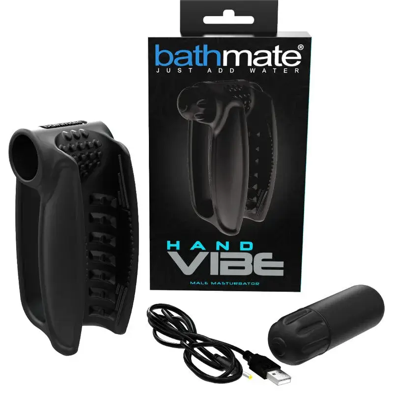 Masturbatore manuale vibrante ‘HAND VIBE’ BATHMATE