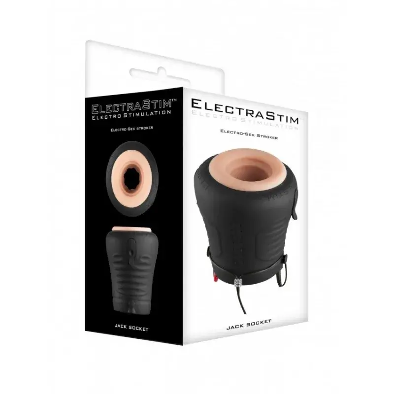 Masturbatore per uomo elettrostimolante JACK SOCKET ELECTRASTIM