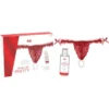 Mutandine rosse da donna con perline e lubrificante ‘BRAZILIAN PANTY’ INTT