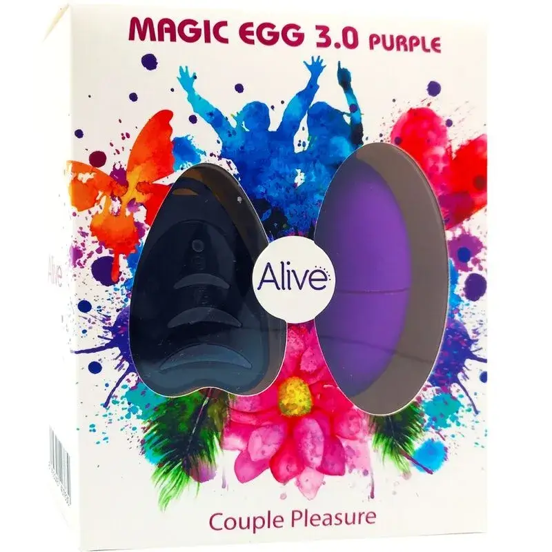 Ovetto vibrante wireless telecomandato viola MAGIC EGG 3.0 ALIVE