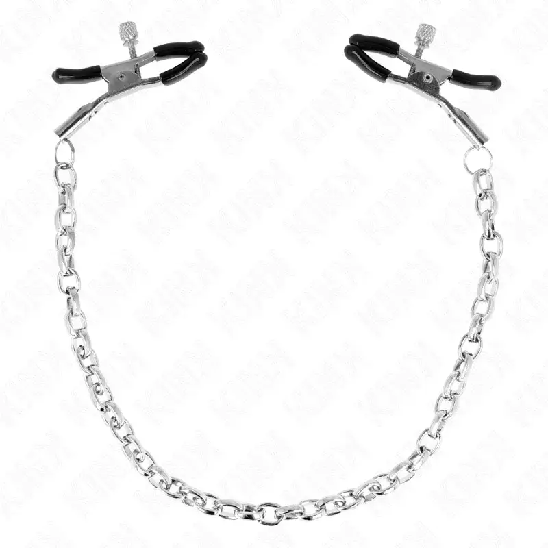 Pinze per capezzoli con catena lunga 30 cm KINK