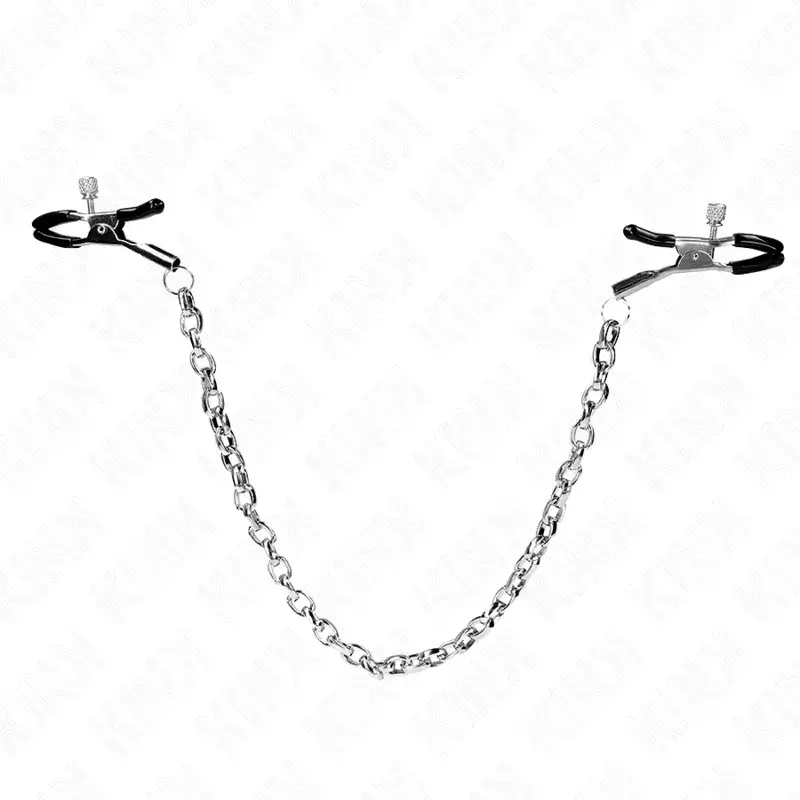 Pinze per capezzoli con catena lunga 30 cm KINK