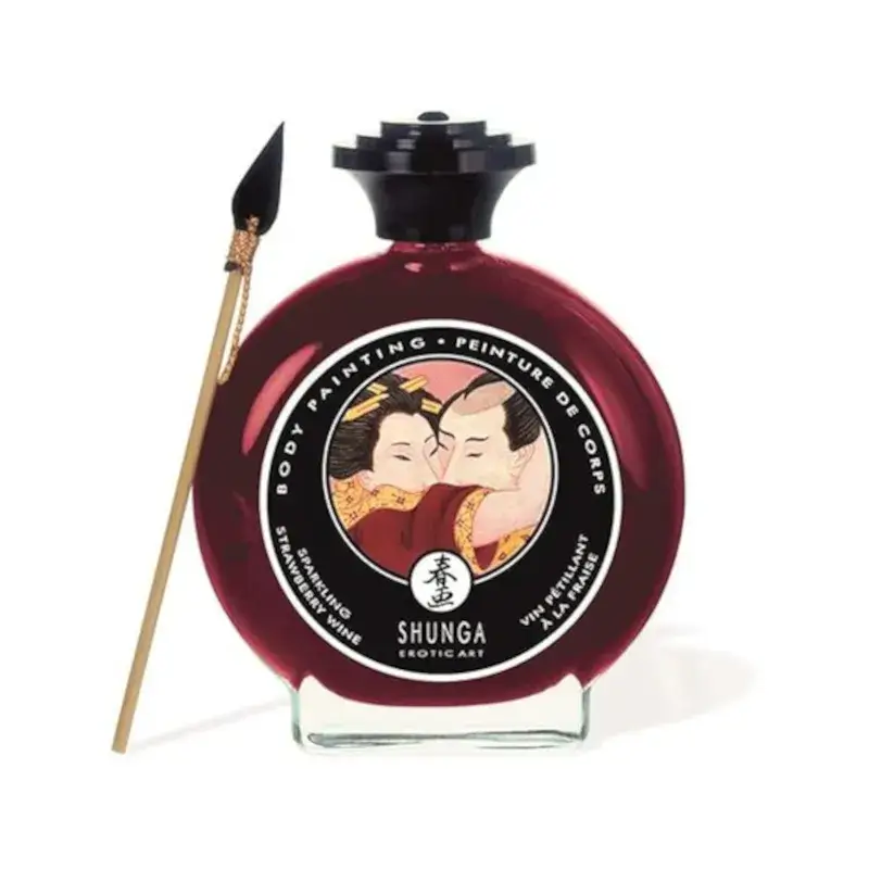 Pittura per body painting Fragola e Champagne SHUNGA