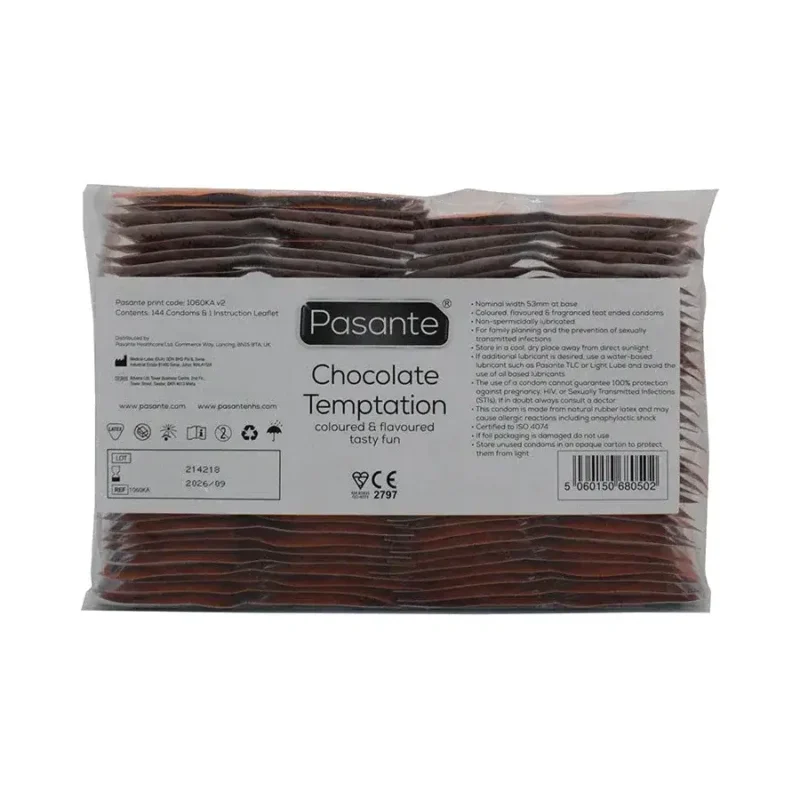 Sacchetto da 144 Preservativi al cioccolato PASANTE