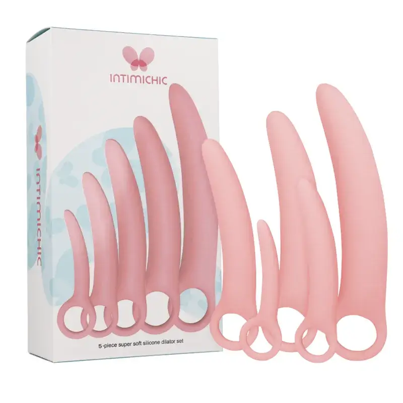 Set di 5 dilatatori vaginali in silicone INTIMICHIC