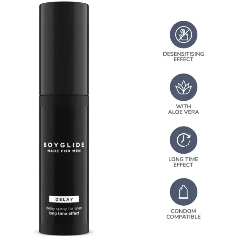 Spray ritardante maschile con effetto desensibilizzante 20 ml BOYGLIDE INTIMATELINE
