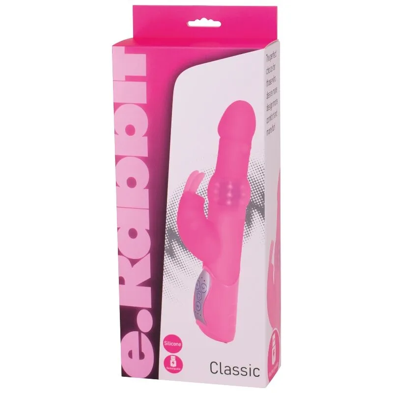 Vibratore rabbit rosa ricaricabile ‘e.Rabbit Classic’ SEVEN CREATIONS