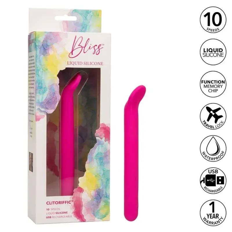 Vibratore rosa per il clitoride ‘CLITORIFFIC’ - Bliss di CALEXOTICS