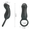 Anello vibrante per il pene con stimolatore clitorideo ‘TRAE’ PRETTY LOVE