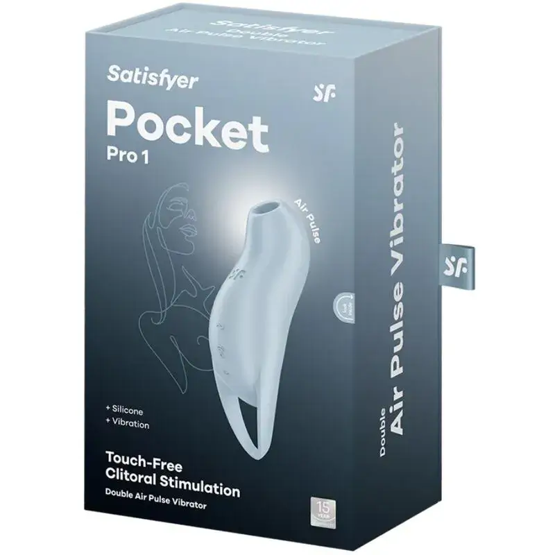 Succhia clitoride azzurro ‘Pocket Pro 1’ SATISFYER