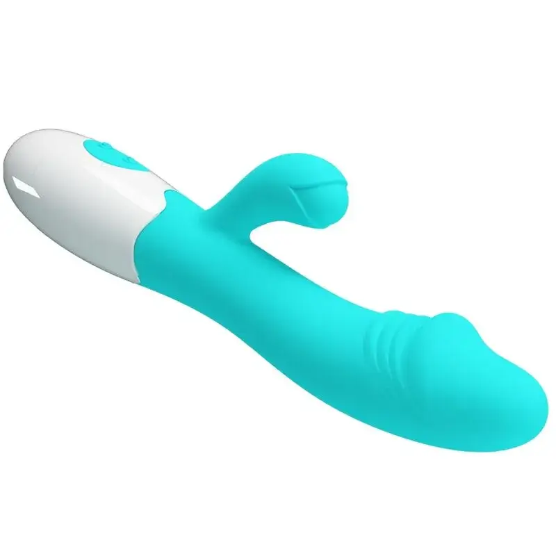 Vibratore rabbit in silicone a batterie 'SNAPPY' PRETTY LOVE