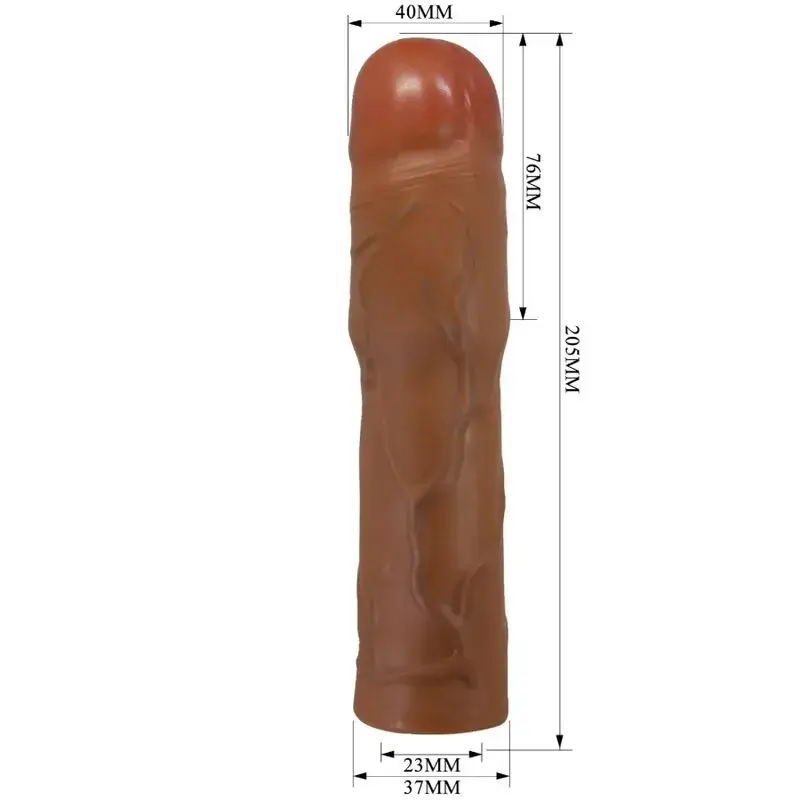 Guaina allunga pene indossabile 20,5 cm 'KYLIAN' PRETTY LOVE