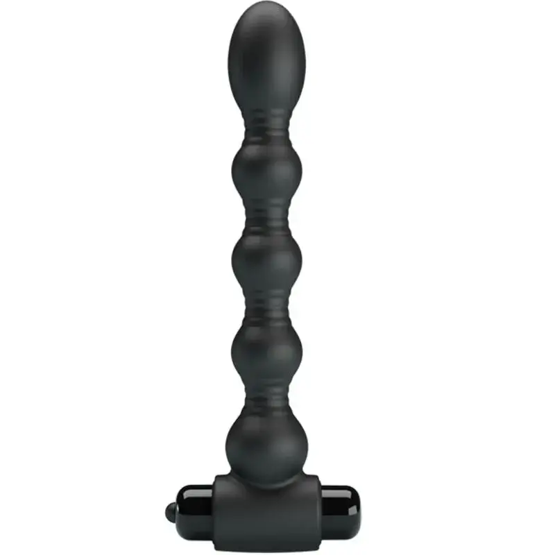 Palline anali vibranti in silicone nero ‘LYNN’ PRETTY LOVE