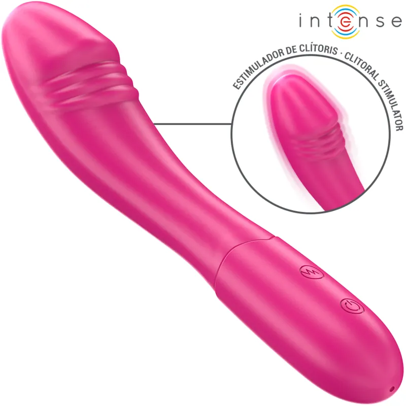 Vibratore femminile rosa per il punto G da 18,9 cm ‘BELINDA’ INTENSE