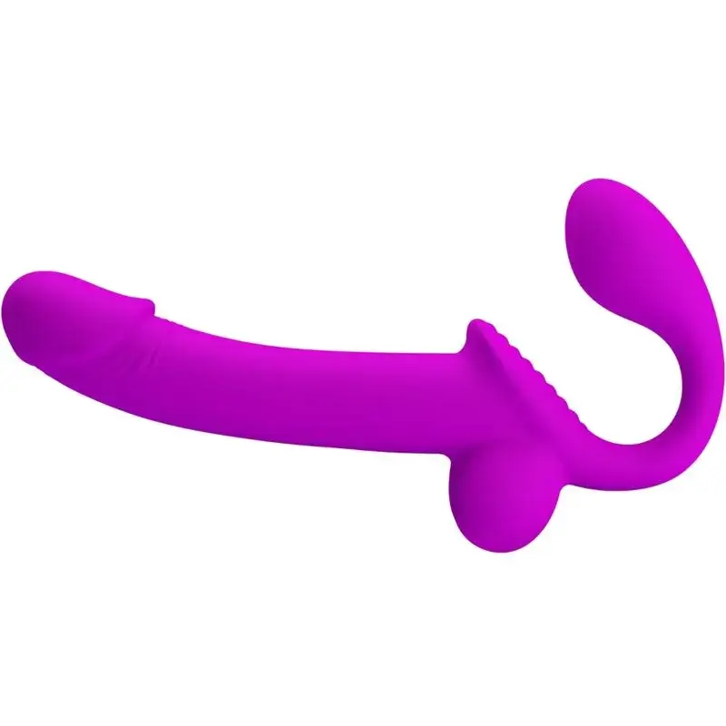 Strapless dildo eiaculante in silicone fucsia ‘KELPIE’ PRETTY LOVE