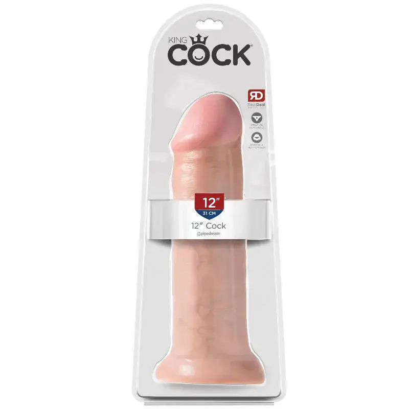 Maxi dildo realistico da 30,5 cm ‘12” Cock' serie KING COCK di PIPEDREAM
