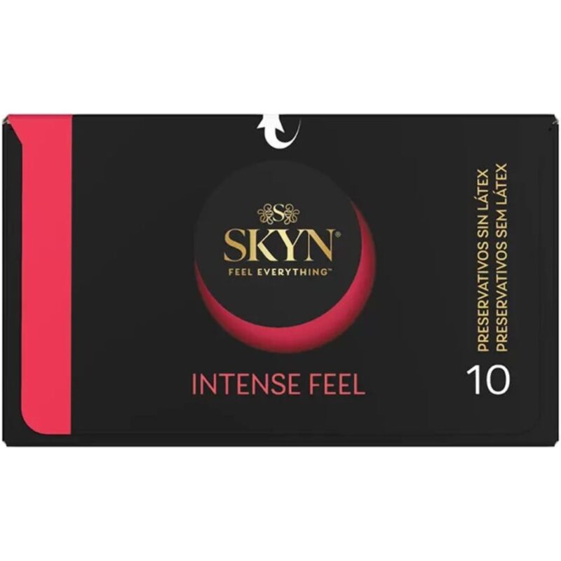 10 preservativi stimolanti senza lattice SKYN