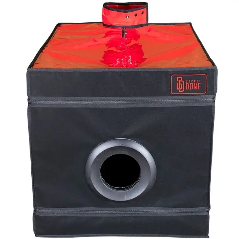 Cabina nera e rossa ‘LA NICHE’ SECRET DOME