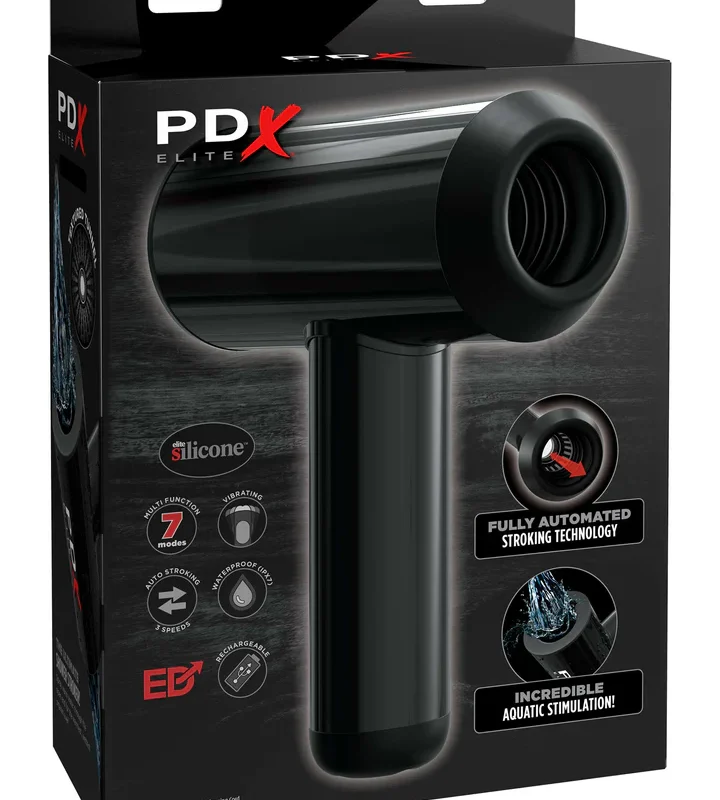 Masturbatore automatico acquatico vibrante ‘Hydrobator’ serie PDX ELITE di PIPEDREAM